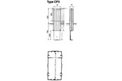 Tavler og kasser - ABB Kabelfordelingsskab 42L1621 CP6 - 2CEA000042L1621