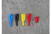 Instrumenter - Elma Instruments Bananstik 1066 med fast beskyttelseskrave sort - 5703317459497