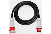 Kabler, ledninger, afdækning og brandsikring - DANCABLES Alukaflex 5G6 32A kabelsæt sort længde 50m IP44 - 38050030