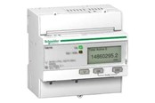 Komponenter til tavler og kasser - Schneider Electric iEM3110 kWh-måler MID direkte måling, energi måler med puls og LCD display, 3P+N 400V 63A,  B 90mm - A9MEM3110