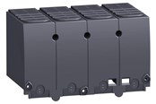 Komponenter til tavler og kasser - Schneider Electric Klemmeafdækning lang 4 polet til NSX400-630 - LV432594