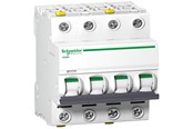 Komponenter til tavler og kasser - Schneider Electric Acti9 iC60N 4P 32A Dobbelt terminal D-karakteristik 6/10kA 230V Bredde 72mm - A9F05432