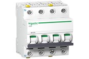 Komponenter til tavler og kasser - Schneider Electric Acti9 iC60N 3P-N 6A Dobbelt terminal C-karakteristik 6/10kA 230V Bredde 72mm - A9F04706