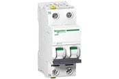 Komponenter til tavler og kasser - Schneider Electric Acti9 iC60N 1P-N 16A Dobbelt terminal C-karakteristik 6/10kA 230V Bredde 36mm - A9F04616