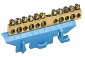 Forgreningsmateriel - Hager Tilslutningsklemme 85 mm m/sokkel jord - KM13E