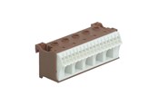 Tavler og kasser - Hager Klemblok fase 3+11brun QC - KN14P