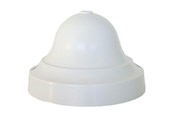 Tilbehør (Ophæng, fatninger, mv.) - Acelshop Baldakin bakelit hvid f/fastskrun - 1349140002