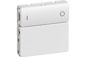Lauritz Knudsen - LK IHC Wireless FUGA batteritryk 2 slutte 1 modul, hvid - 505D6001