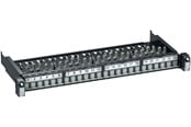 Kobberkabler - LK Actassi 19" patchpanel kobber S1 24H 1HE adv, koksgrå - VDIG111241F