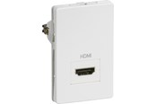 Lauritz Knudsen - LK FUGA HDMI udtag 1½ modul, hvid - 508D6450
