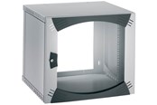 Rack skabe - Schneider Electric Actassi 19'' vægrack med glasdør 600x600x646 mm 12HE, lysegrå - NSYOPB12U6F
