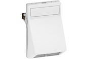 Lauritz Knudsen - LK FUGA dataudtag uden konnektor f/2 Actassi skrå 1½ modul, hvid - 588D6071