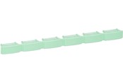 Kobberkabler - LK Actassi 19'' farvekode for patchpanel, grøn - 208B7171