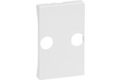Lauritz Knudsen - LK FUGA afdækning for antenneudtag TV og R T2 1½ modul, hvid - 530D6935