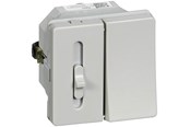 Lauritz Knudsen - LK FUGA lysdæmper LED-S 120VA med korrespondance 1 modul, lysegrå - 506D5219