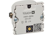 Lauritz Knudsen - LK FUGA lysdæmper LED 250 Touch IR med korrespondance 1 modul, uden afdækning - 506D0127