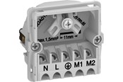 Lauritz Knudsen - LK FUGA lampeudtag 5-polet 16A/440V 1 modul, uden afdækning - 509D0015
