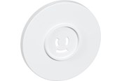 Lauritz Knudsen - LK Afdækning for lampestikkontakt Ø80 mm, hvid - 182B0409