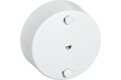 Lauritz Knudsen - LK Clips-roset rund Ø 80 mm 3-leder, hvid - 182A1060