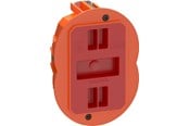 Lauritz Knudsen - LK FUGA AIR Slim forfradåse 1½ modul, orange - 504D3515