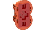 Lauritz Knudsen - LK FUGA AIR Slim forfradåse 2 modul, orange - 504D3520
