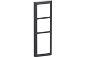 Lauritz Knudsen - LK FUGA Soft 63 Design ramme 3½ modul, koksgrå - 560D8035