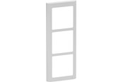 Lauritz Knudsen - LK FUGA Soft 63 Design ramme 3x1 modul, lysegrå - 560D5030
