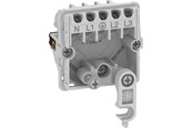 Lauritz Knudsen - LK FUGA komfurudtag 5 polet 16A/440V 1 modul, uden afdækning - 502D0500