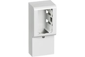 Lauritz Knudsen - LK FUGA Softline panelunderlag 1½ modul 49 mm dybde, hvid - 503D6115