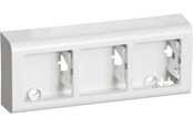 Lauritz Knudsen - LK FUGA Softline underlag 3 modul vandret, hvid - 503D6533