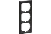 Lauritz Knudsen - LK FUGA Softline 63 ramme 3x1 modul, koksgrå - 500D8030