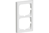 Lauritz Knudsen - LK FUGA Softline 63 ramme 2x1 modul, hvid - 500D6020