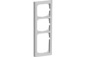 Lauritz Knudsen - LK FUGA Softline 63 ramme 3½ modul, lysegrå - 500D5035