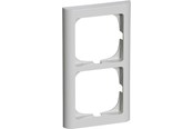 Lauritz Knudsen - LK FUGA Softline 63 ramme 2x1 modul, lysegrå - 500D5020