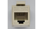 Kobberkabler - Belden Modular jack k6 utp gf key hvid - AX101320