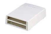 Netværkstilbehør - PANDUIT Vægboks mini-com 12 port med spole hvid - CBXF12WH-AY