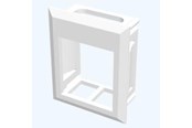 Udtag & bokse - Belden Montage ramme belden keystone hvid - E1008190