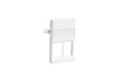 Udtag & bokse - Belden Outlet 2xrj45 50x77mm gray cdt design f - E1201980