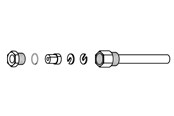 Varmeautomatik - Danfoss Dyklomme danfoss til ravv/rt - 017-437066