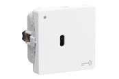Lauritz Knudsen - LK FUGA afbryder med korrespondance pg LED lampe for nøgle 16A 1 modul, hvid - 542D6315
