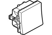 Lauritz Knudsen - LK FUGA® indsats afbryder 16 A 1-pol med sløjfeklemme Hvid - 542D6101