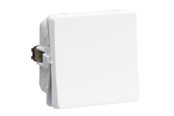 Lauritz Knudsen - LK FUGA afbryder 16A 1-pol 1 modul, hvid - 542D6001