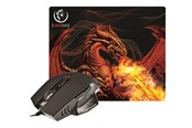 Mus - Rebeltec Red Dragon - mouse - USB - Mus - Optisk - 6 knapper - Sort - RBLMYS00036