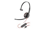 Hovedtelefoner/headset - Poly Blackwire C3210 USB-A - 209744-104