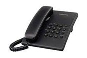 Stationær telefon - Panasonic KX-TS500PDB - corded phone - KX-TS500