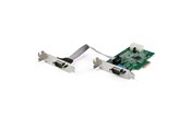 Netværksadapter (netkort, printserver mv.) - StarTech.com PEX2S953LP 2-Port RS232 Serial Adapter Card 16950 UART PCIe - PEX2S953LP