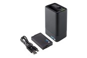 Akku & Lader - GoPro Dual Battery Charger + Battery - battery charger - with battery - Li-Ion *DEMO* - ASDBC-001