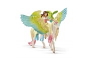Schleich - Schleich Fe Surah med glimmer Pegasus - 70566