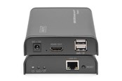 Repeater, boostere, bridges & transceiver - DIGITUS HDMI KVM Extender - 120 m - DS-55202