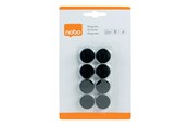 Konference & Præsentation - Nobo  magnetiske whiteboardmagneter pakke med 8 stk. 20 mm farvede magneter Sort - 1901440